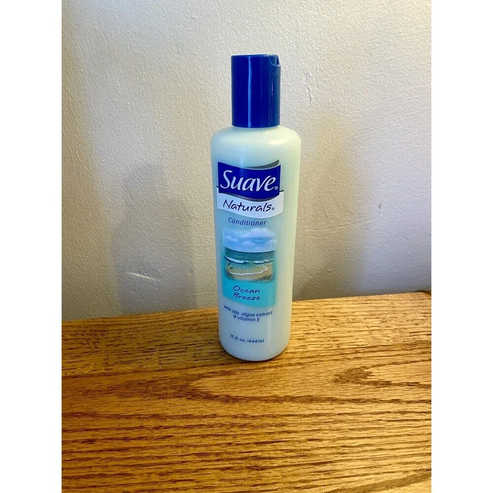 (2) Suave NATURALS Ocean Breeze Ginger Lily Conditioner SET y2k VTG 15oz Aroma